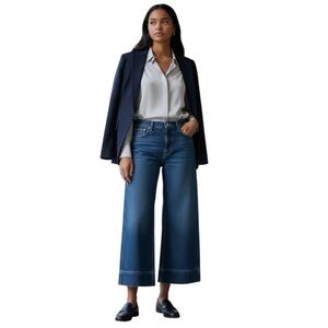 GAP High Rise Wide Leg Denim Women’s Size 12 / 31 W33.5 Dark Wash S/773758-00
BB